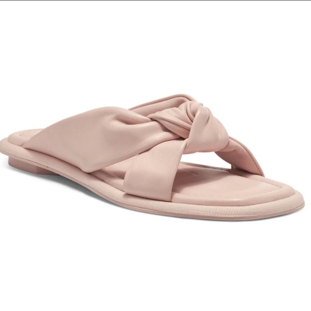 Louise et Cie Albaleena Pink Blush Knot Sandals Slide size 8 EU 381/2